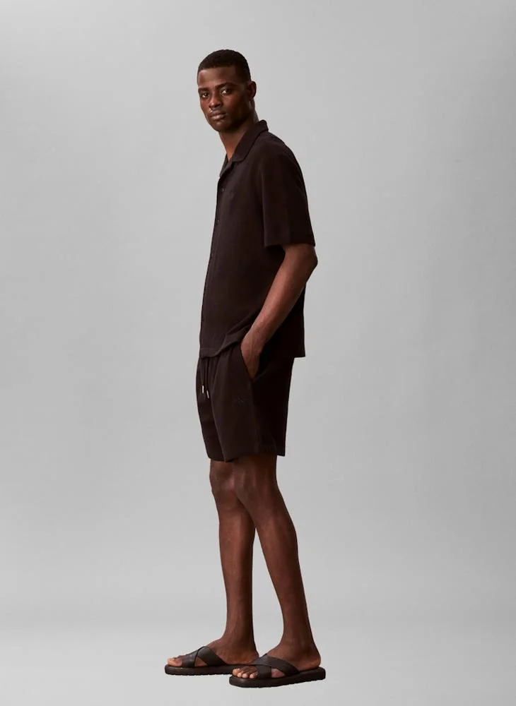 Calvin Klein Jeans  Waffle Weave Shorts for Men | Best Price UAE